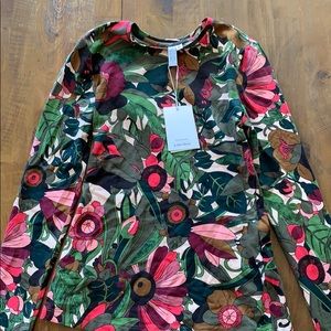 & Other Stories long sleeve flower base layer top